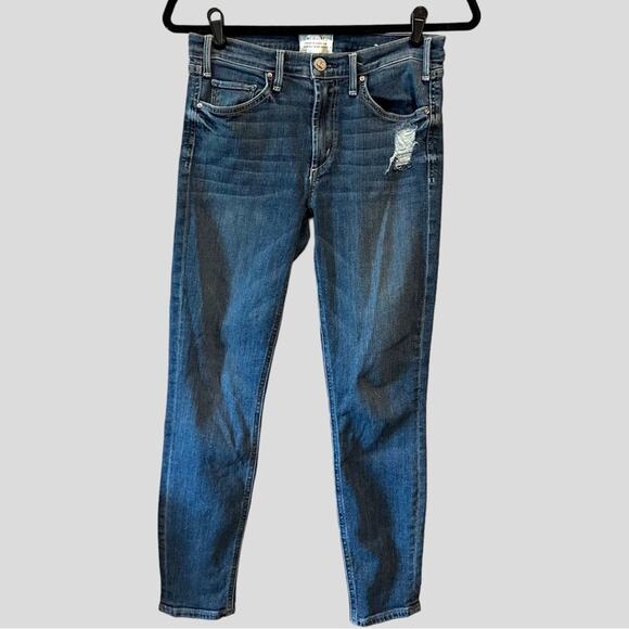 MCGUIRE Mid Rise Distressed Newton Ankle Skinny Jeans Anthro sz 28 - Picture 1 of 15